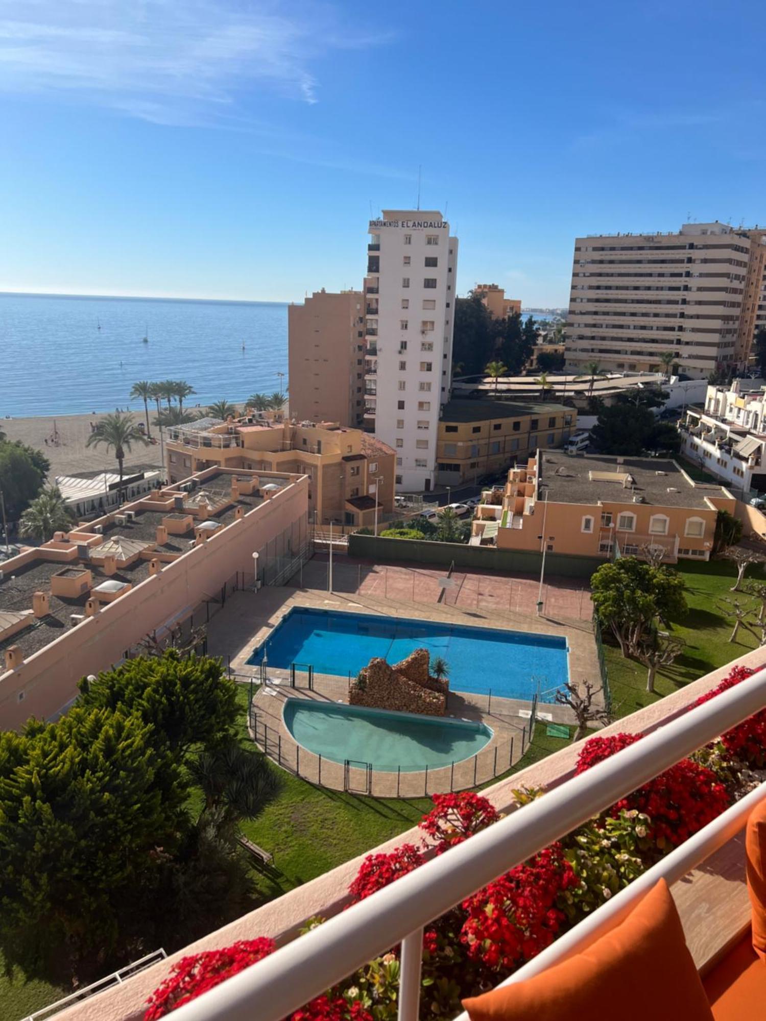Atico 1ª Linea De Playa En Puerto De Aguadulce Appartement Almería Buitenkant foto